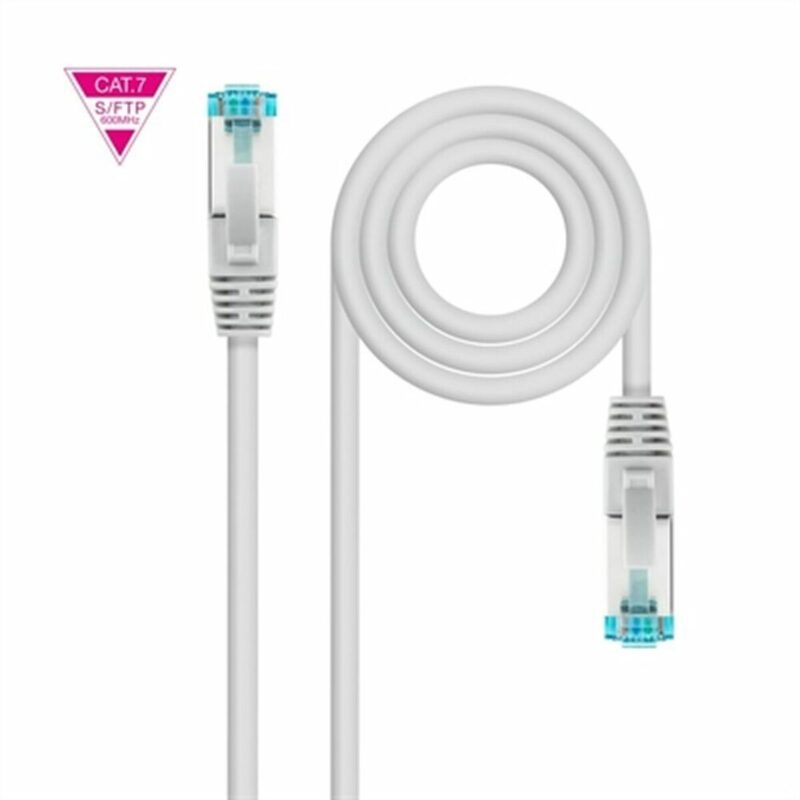 FTP категория 7 твърд мрежови кабел NANOCABLE LSZH/SFTP Сив 50 cm Намаления и отстъпки ЧеренПетък 3