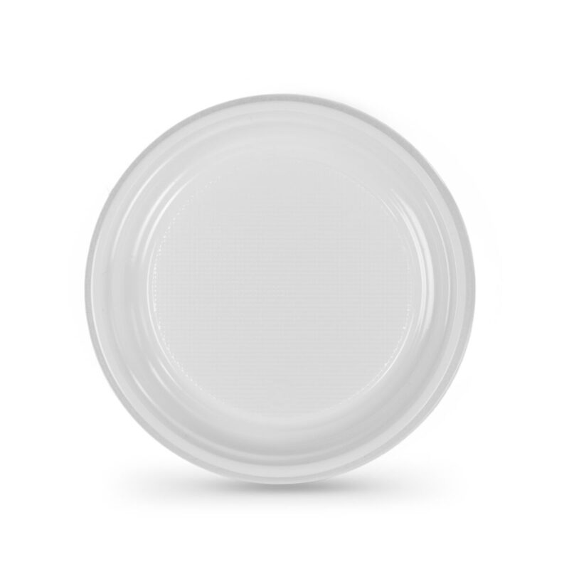 Reusable plate set Algon Кръгъл Бял Пластмаса 17 cm 100 броя Намаления и отстъпки ЧеренПетък