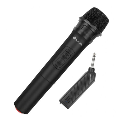 Mикрофон Караоке NGS ELEC-MIC-0013 261.8 MHz 400 mAh Черен (След ремонт B) Намаления и отстъпки ЧеренПетък