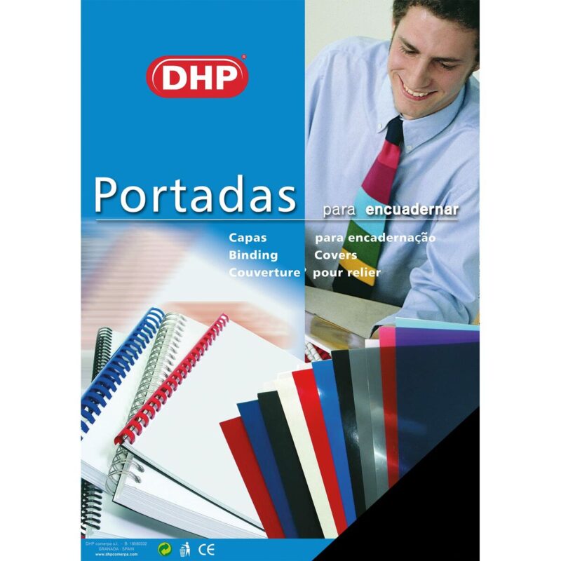 Binding Covers DHP Черен A4 полипропилен (100 броя) Намаления и отстъпки ЧеренПетък