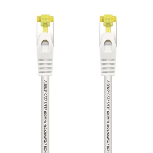 FTP категория 7 твърд мрежови кабел Aisens AWG26 2 m Бял