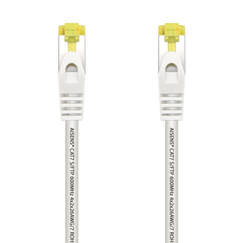 FTP категория 7 твърд мрежови кабел Aisens AWG26 2 m Бял Намаления и отстъпки ЧеренПетък 3