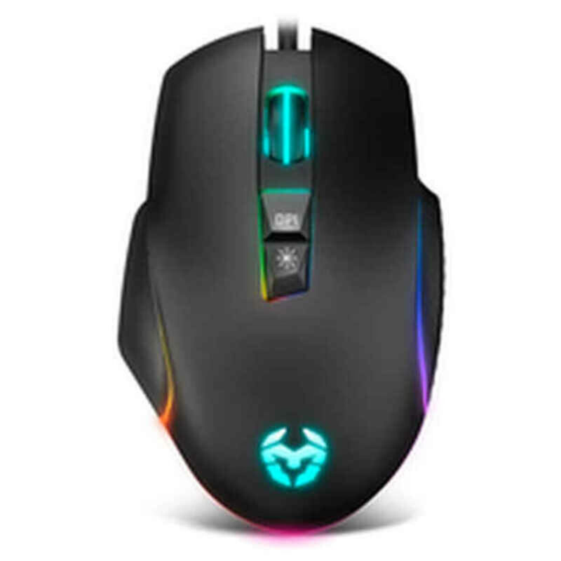 LED мишка за игра Krom Keos 6400 dpi RGB Черен Намаления и отстъпки ЧеренПетък 3