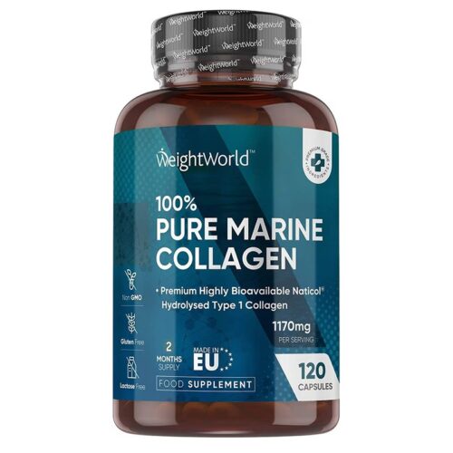 Млада кожа, здрави стави – Морски колаген (тип I) 1170 mg, 120 капсули – Marine Collagen Намаления и отстъпки ЧеренПетък