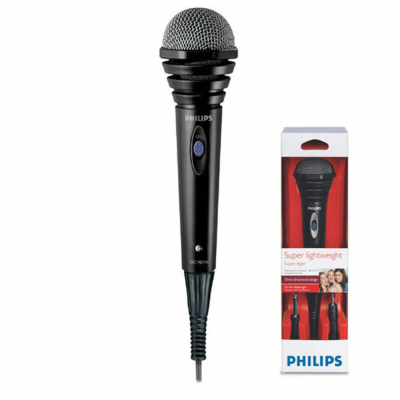 Mикрофон Караоке Philips 100 – 10000 Hz Намаления и отстъпки ЧеренПетък 3