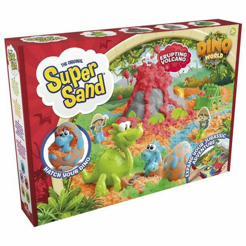 Playset Goliath Dino World Магичен пясък (28,5 x 5,5 x 24 cm) Намаления и отстъпки ЧеренПетък