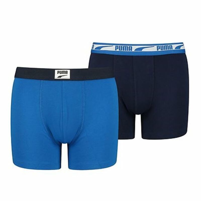 Children’s boxer shorts Puma Logo Patch 2 броя Син – Размер – 7-8 Години Намаления и отстъпки ЧеренПетък