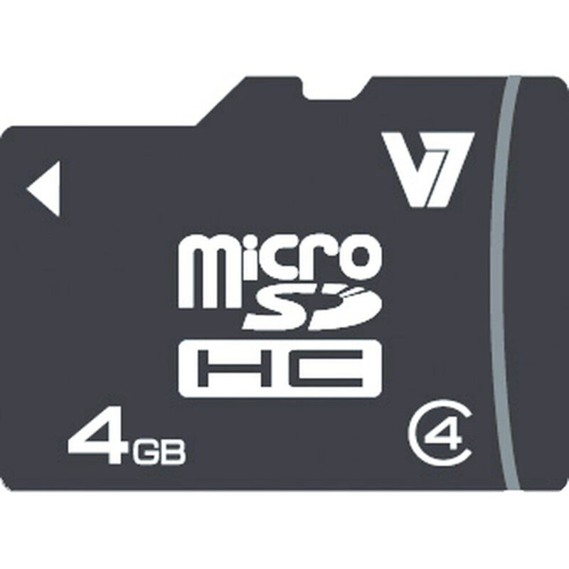 Micro SD карта V7 VAMSDH4GCL4R-2E 4GB Намаления и отстъпки ЧеренПетък 3