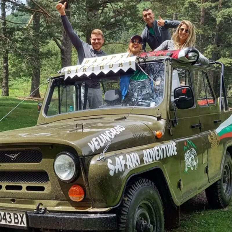 Офроуд сафари с руски джипове за 2-8 души в Родопите до Велинград Намаления и отстъпки ЧеренПетък 3