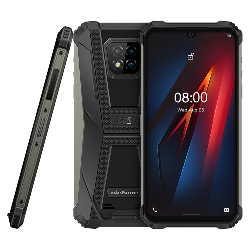 Ulefone Armor 8, 64GB, 4GB RAM, 5580mAh, 6.1" HD+, DualSIM, Octa-Core, 16MP Camera, Android 10, NFC, Черен Намаления и отстъпки ЧеренПетък 3