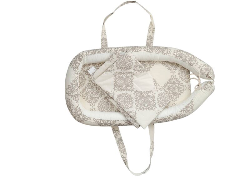 Baby Nest Somnart: Бебешки кош + Матрак 42x84x2 см + Одеяло 70×70 см Елегантен модел Harmony Намаления и отстъпки ЧеренПетък