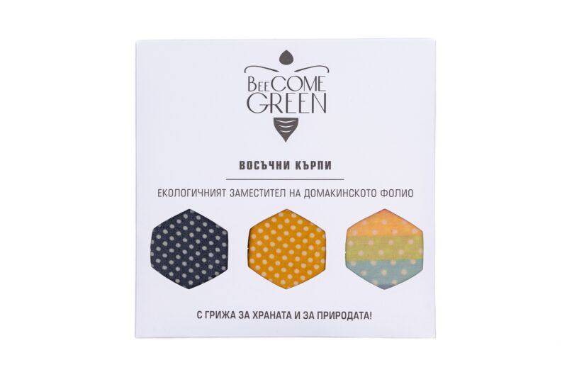 Комплект восъчни кърпи – Точки – BeeCome Green Намаления и отстъпки ЧеренПетък 3