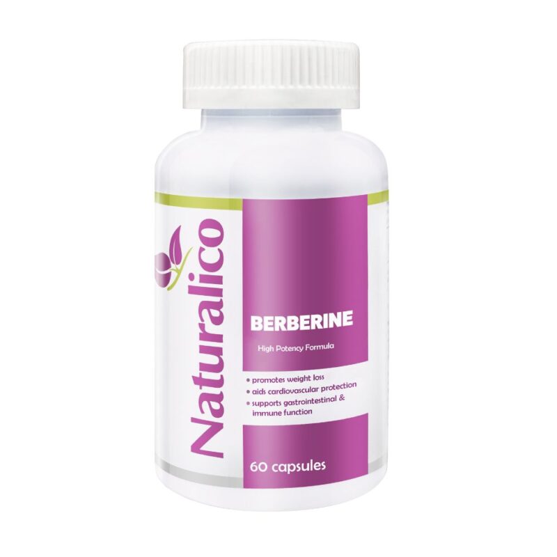 NATURALICO Berberine 60 капс отслабване, диабет и висок холестерол Намаления и отстъпки ЧеренПетък 3
