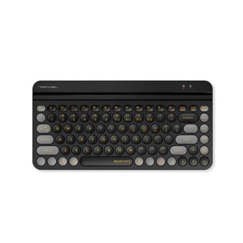 Безжична клавиатура a4tech fstyler fbk30 blackcurrant, bluetooth, 2.4g, Стойка за телефон, Кирилизирана, Черна
