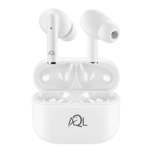 Bluetooth слушалки aql road, tws, Бели