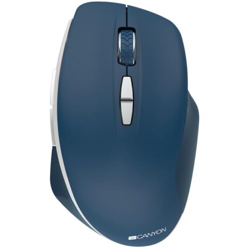 Canyon mw-21, 2.4 ghz  wireless mouse ,with 7 buttons, dpi 800/1200/1600, battery: aaa*2pcs,blue,72*117*41mm, 0.075kg Намаления и отстъпки ЧеренПетък