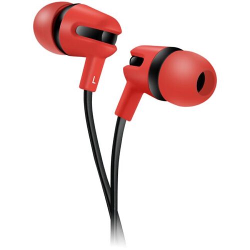 Canyon sep-4, stereo earphone with microphone, 1.2m flat cable, red, 22*12*12mm, 0.013kg Намаления и отстъпки ЧеренПетък