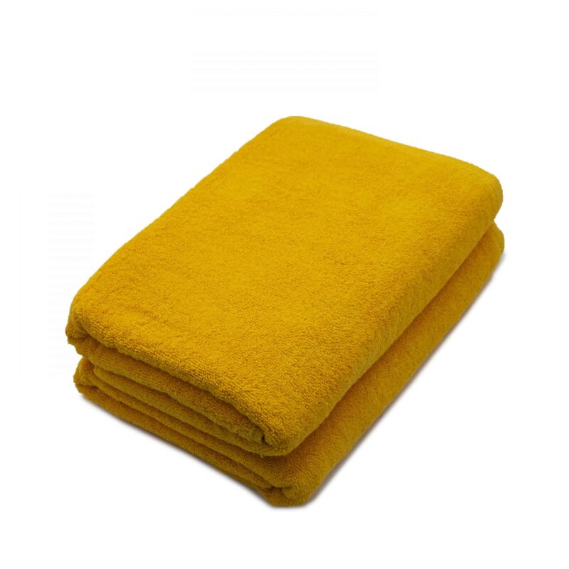 Комплект от 2 кърпи за тяло, 100% памук, 600 гр./м2, Somnart, 70×140 см, жълт Намаления и отстъпки ЧеренПетък