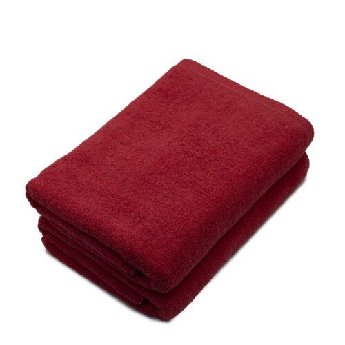 Комплект от 2 кърпи за тяло, 100% памук, 600 гр./м2, Somnart, 70x140 см, червен