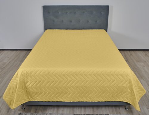 Микрофибърно одеяло, пълнеж 80 гр., Микрофибър, 210X240, жълто