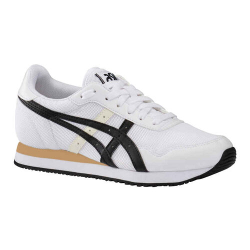 Дамски обувки за активно ходене asics tiger, бяло/черно Намаления и отстъпки ЧеренПетък