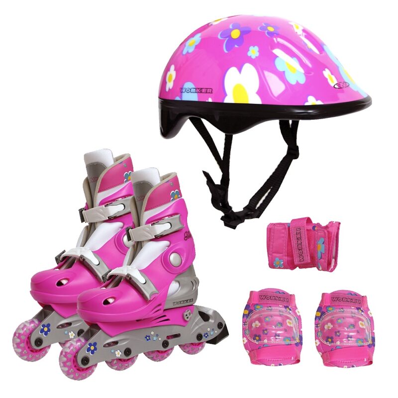 Детски комплект ролери WORKER Polly Set Намаления и отстъпки ЧеренПетък 3