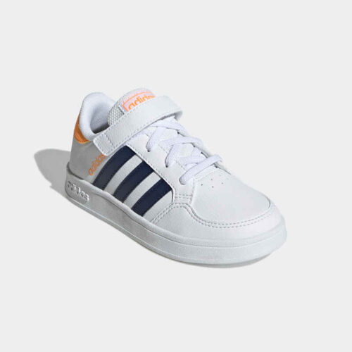 Детски обувки adidas breaknet, с велкро, бели Намаления и отстъпки ЧеренПетък