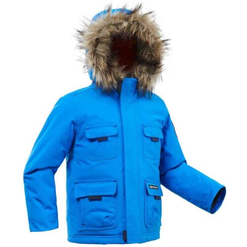 Детско непромокаемо яке тип парка за преходи sh500 ultra-warm, 2-6 год., синьо Намаления и отстъпки ЧеренПетък