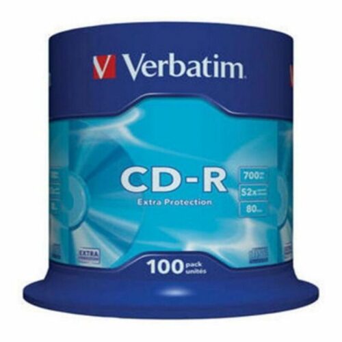 CD-R Verbatim 43411 52x 700 MB Намаления и отстъпки ЧеренПетък