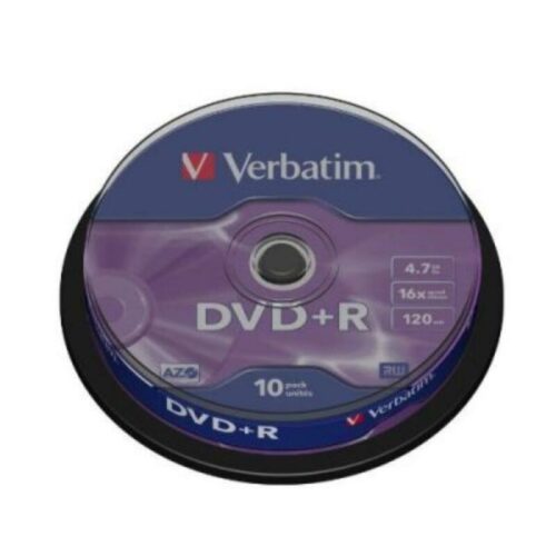 DVD+R устройство Verbatim DVD+R Matt Silver 4.7 GB 16x 10 pcs Намаления и отстъпки ЧеренПетък