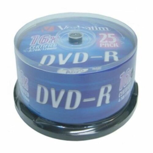 DVD-R Verbatim 2067193 16x 25 pcs Намаления и отстъпки ЧеренПетък