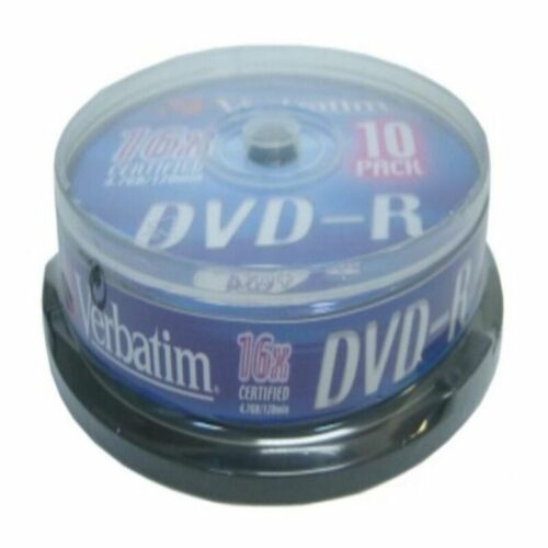 DVD-R Verbatim 43523 16x 10 pcs Намаления и отстъпки ЧеренПетък