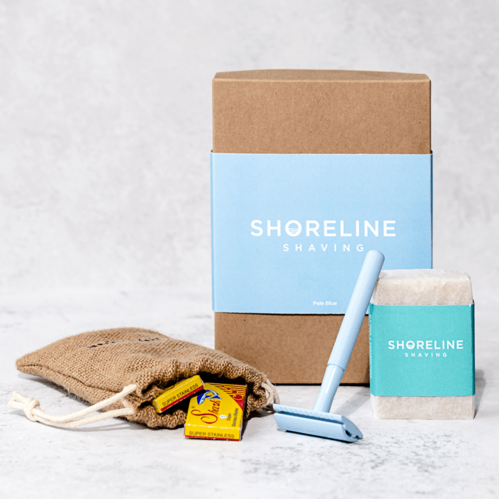 Kомплект за бръснене в пастелно синьо – Shoreline Намаления и отстъпки ЧеренПетък 3