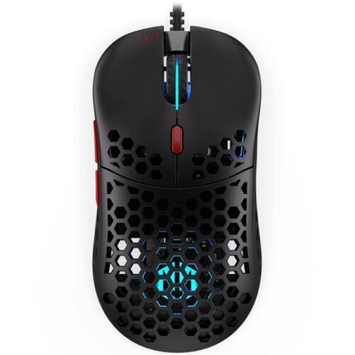 Endorfy lix plus gaming mouse, pixart paw3370 optical gaming sensor, 19000dpi, 59g lightweight design, kailh gm 8.0 switches, 1.8m paracord cable, ptfe skates, argb lights, 2 year warranty Намаления и отстъпки ЧеренПетък