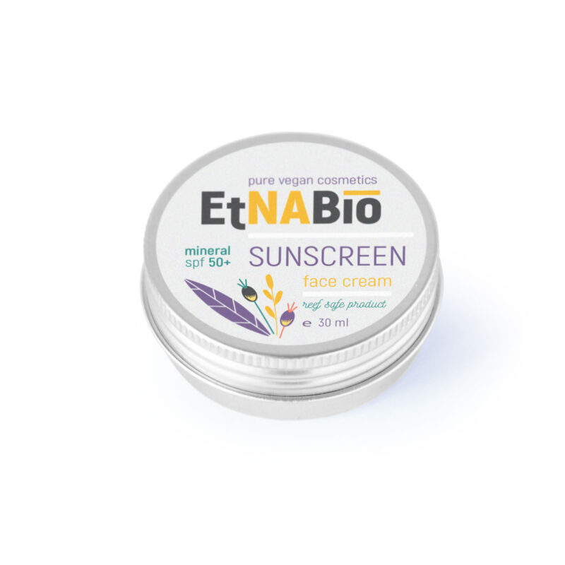 Минерален слънцезащитен крем SPF 50 – EtNABio – 30 мл Намаления и отстъпки ЧеренПетък 3