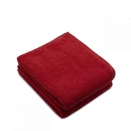 Комплект от 2 кърпи за тяло, 100% памук, 600 гр./м2, Somnart, 50x90 см, червени