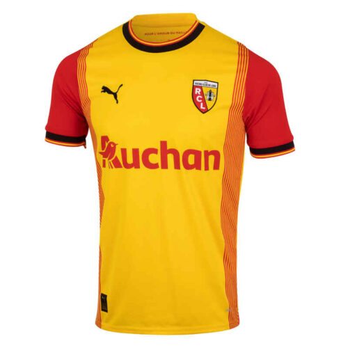 Фланелка за футбол rc lens, титулярен екип, сезон 23/24