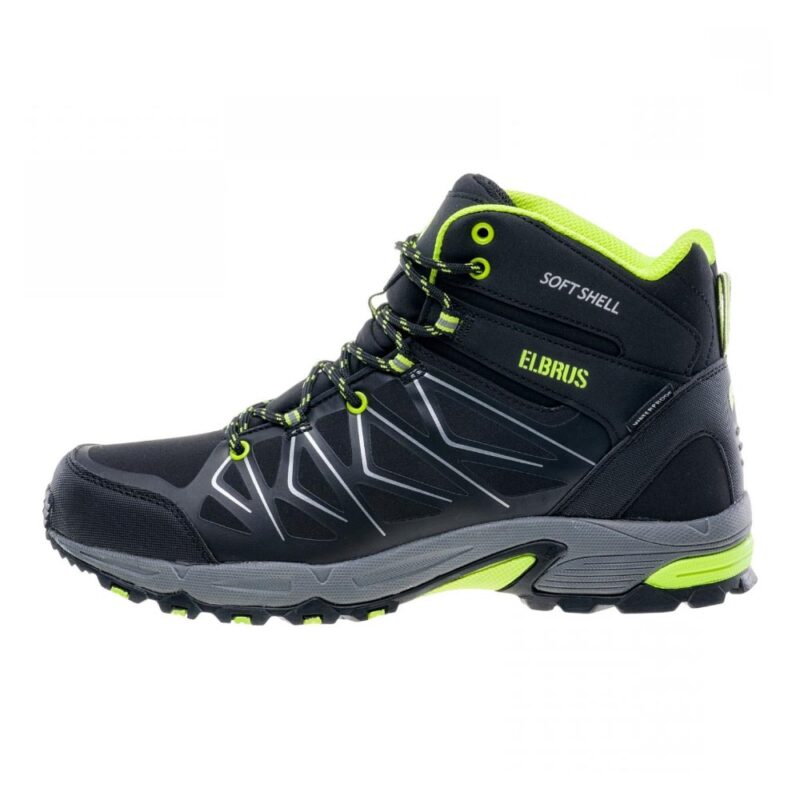 Мъжки високи обувки ELBRUS Gabby Mid WP, Зелен Намаления и отстъпки ЧеренПетък 3