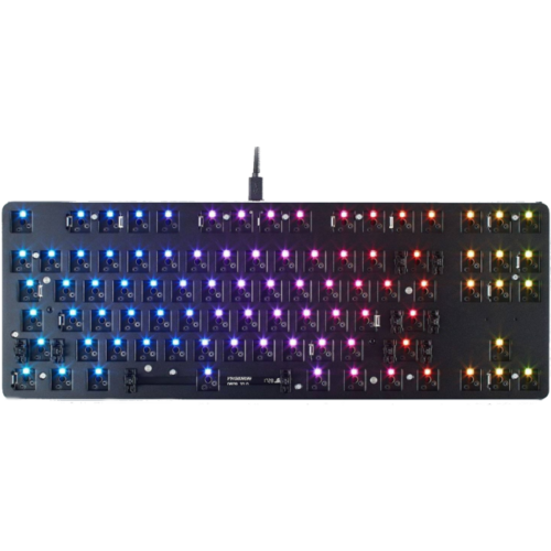 Геймърска механична клавиатура основа glorious rgb gmmk tkl, iso layout Намаления и отстъпки ЧеренПетък