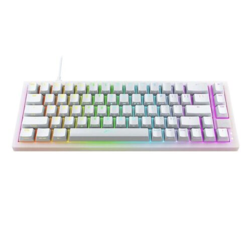 Геймърскa механична клавиатура xtrfy k5 transperant white, 65% hotswap rgb us layout kailh red Намаления и отстъпки ЧеренПетък