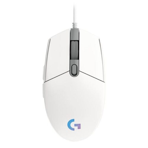 Геймърска мишка logitech g102 lightsync, rgb, Оптична, Жична, usb, Бяла Намаления и отстъпки ЧеренПетък