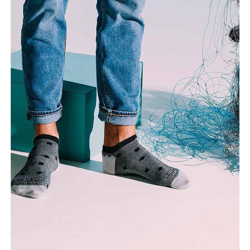 Kъси мъжки чорапи от рециклирани рибарски мрежи  – Healthy Seas Socks Намаления и отстъпки ЧеренПетък 3