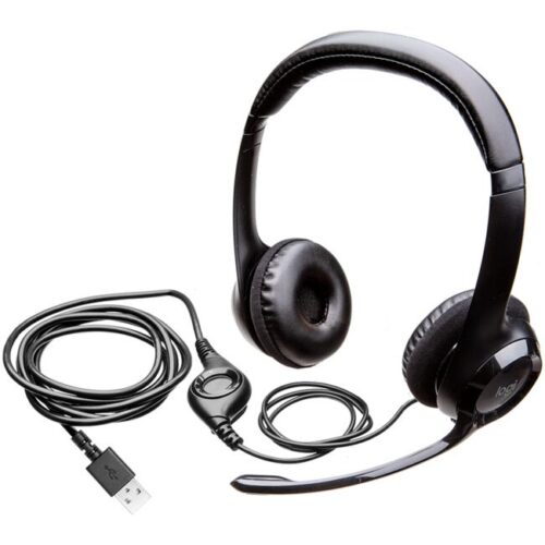 Logitech h390 corded headset – black – usb Намаления и отстъпки ЧеренПетък