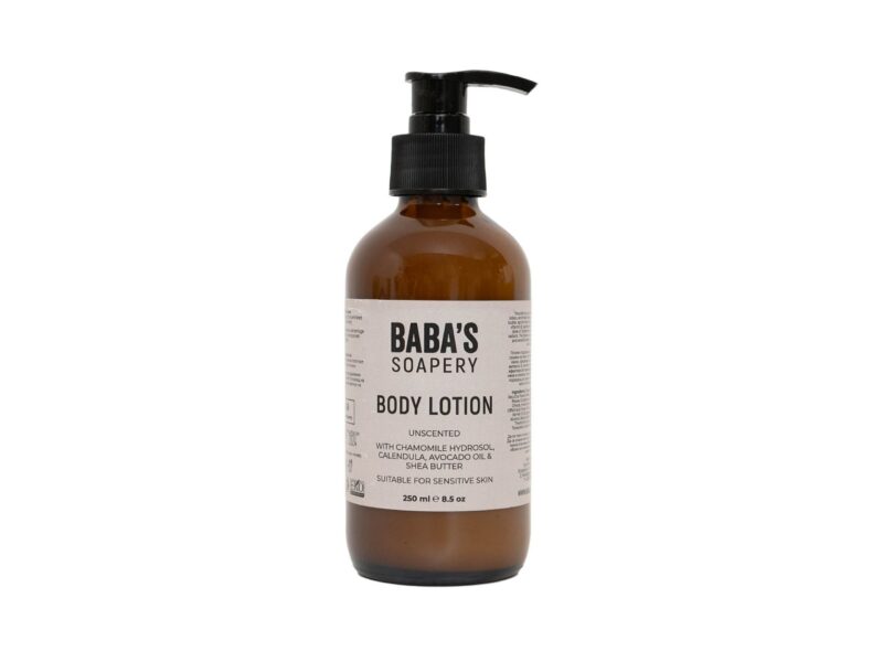 Лосион за тяло с невен за чувствителна кожа – 250 мл – Baba’s Soapery Намаления и отстъпки ЧеренПетък 3