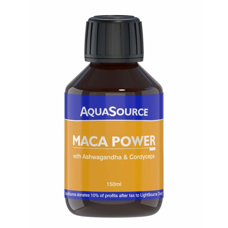 AquaSource Мака Енергия с ашваганда и кордицепс – 150ml Намаления и отстъпки ЧеренПетък 3