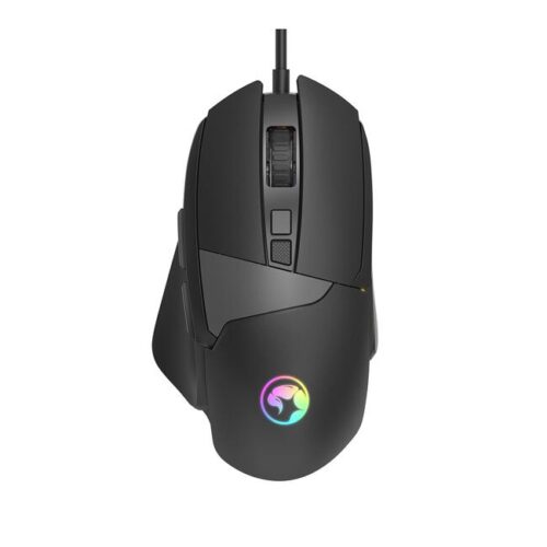 Marvo Геймърска мишка gaming mouse m411 rgb – 12800dpi, programmable, 1000hz Намаления и отстъпки ЧеренПетък