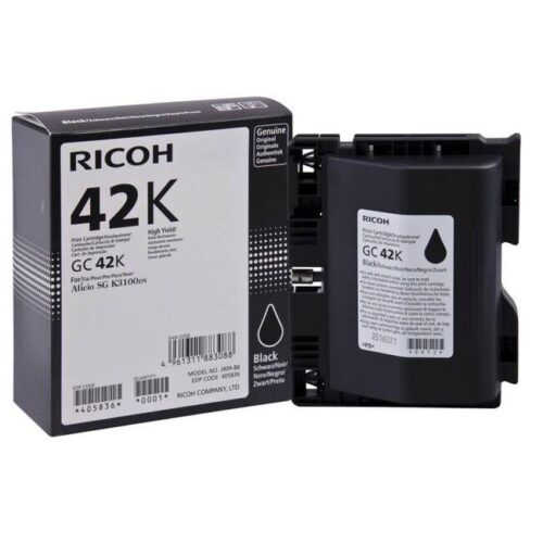 Мастило гел ricoh gc42k, 10000 копия , Черен Намаления и отстъпки ЧеренПетък