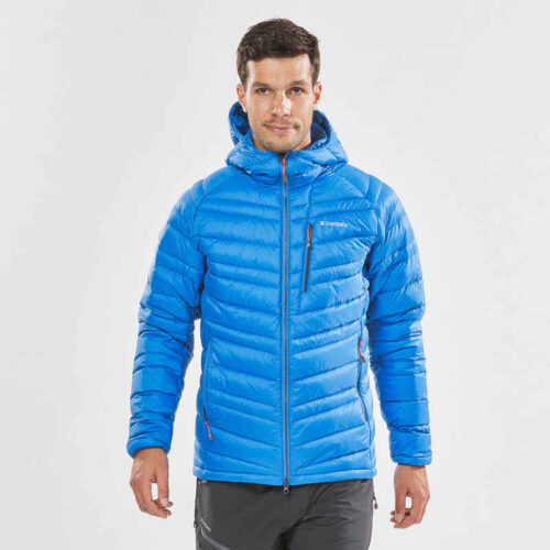 Мъжко яке с пух за алпинизъм alpinism light, синьо