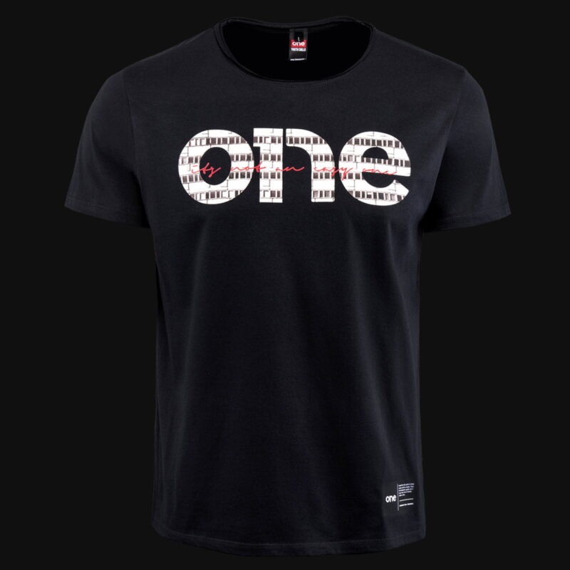 Мъжка Тениска Easy One Намаления и отстъпки ЧеренПетък
