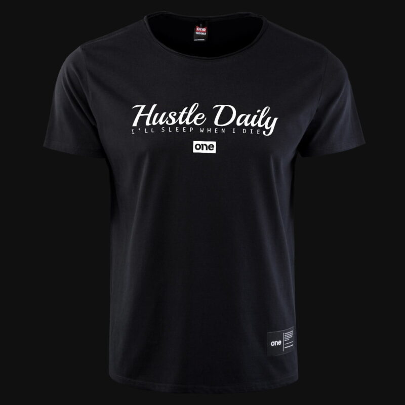 Мъжка Тениска Hustle Daily Vol. 02 Намаления и отстъпки ЧеренПетък